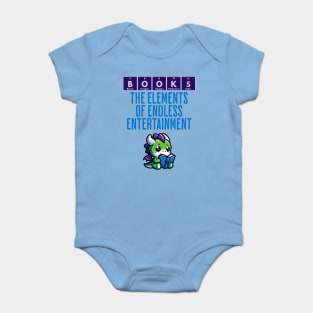 BOOKS: Elements of Endless Entertainment fun periodic design Baby Bodysuit